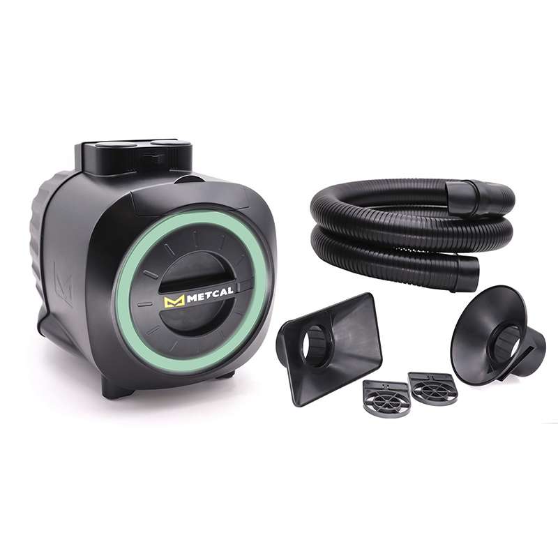 Fume Extraction Unit with HEPA/Carbon Filter Kit, with Remote Power Switch, Arms, Nozzles, and Nozzle Filters